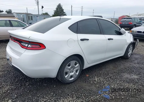 2013 Dodge Dart Se z USA, uszkodzony, nr VIN 1C3CDFAA4DD344929